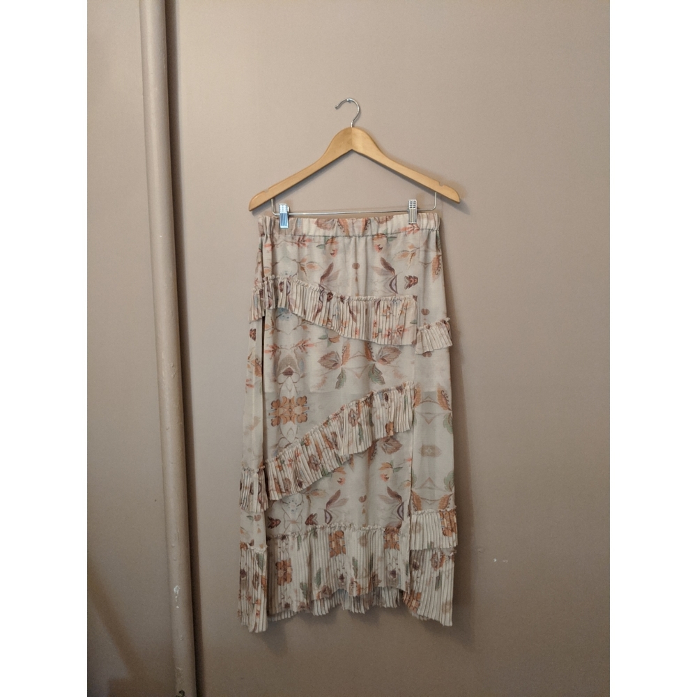 Need Supply Co. Pleated Ruffle Skirt